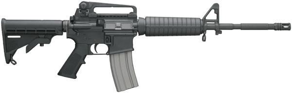 Bushmaster M4 A2 Patrolman Carbines SA .223 Rem 16" 30+1 6 Pt Col Stk Black
